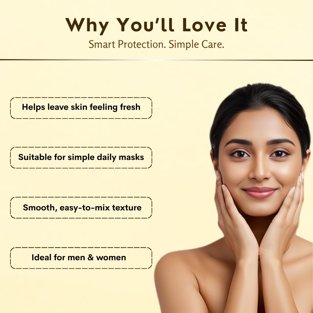Smartdrops Multani Mitti for Face | Multani Mitti | Multani Mitti Powder for Face | for face, Skin and Hair Pack | (PACK 1 (100G))