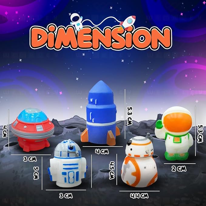 Wembley 5 Pcs Space Finger Puppet Toy for Kids
