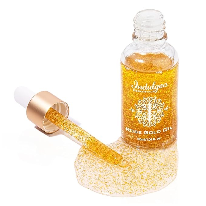Indulgeo Essentials 24K Rose Gold Beauty Oil for Uneven Skin Tone - 30 ml