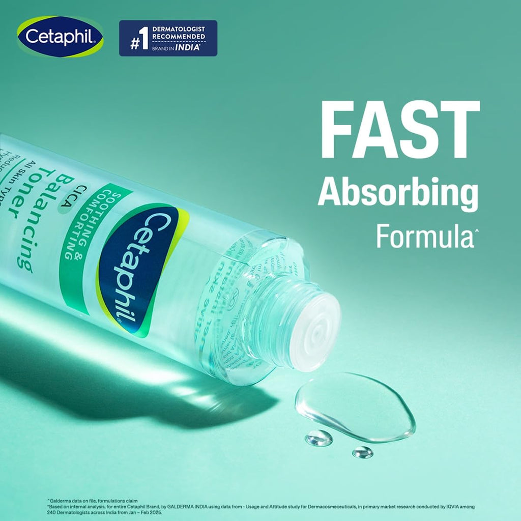 Cetaphil Soothing & Comforting CICA Balancing Toner 150ml | Instantly Hydrates & Soothes Sensitive Skin | With Centella Asiatica & Allantoin | Strengthens Skin Barrier | 35% More Hydration