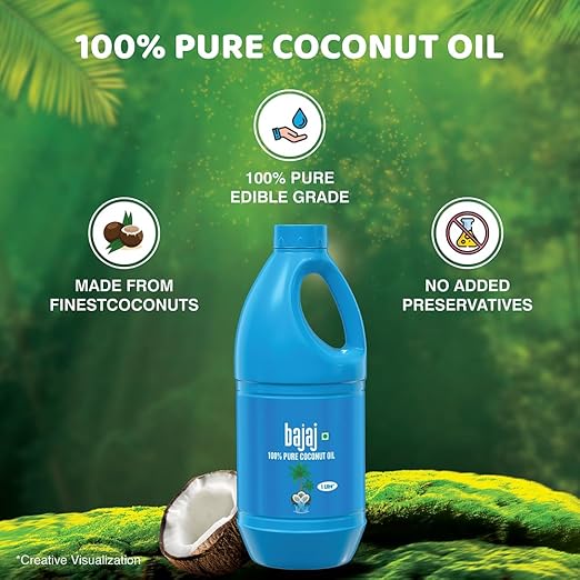Bajaj Pure Coconut Oil - 1000 ml