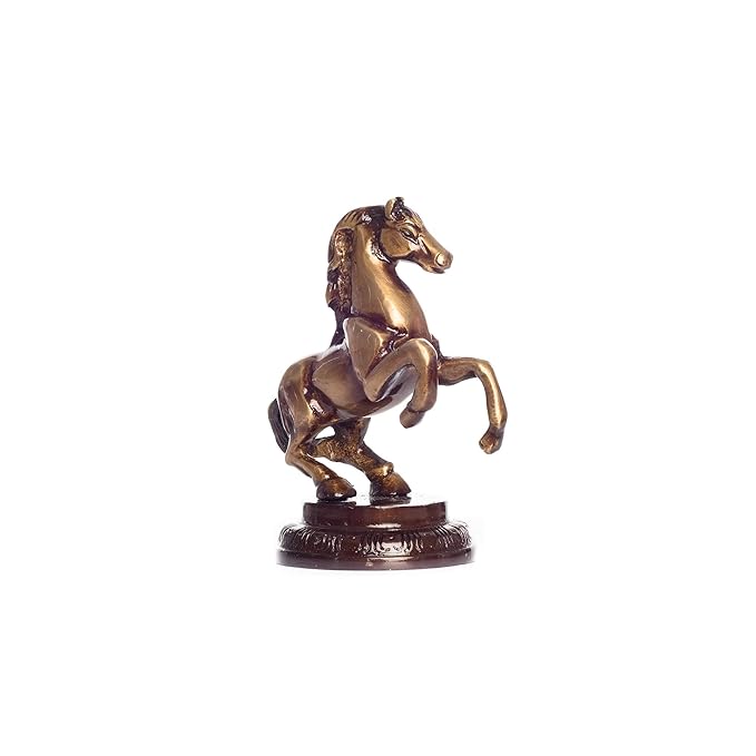Ecraftindia Brass Horse Tableware Antique Showpiece