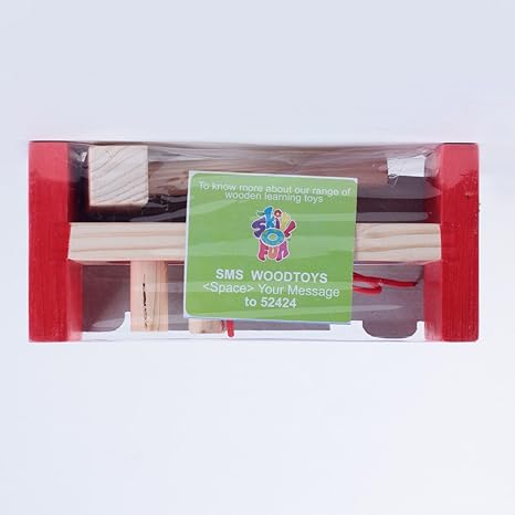 Skillofun H-11 Wooden Cobbler's Bench Multi Color