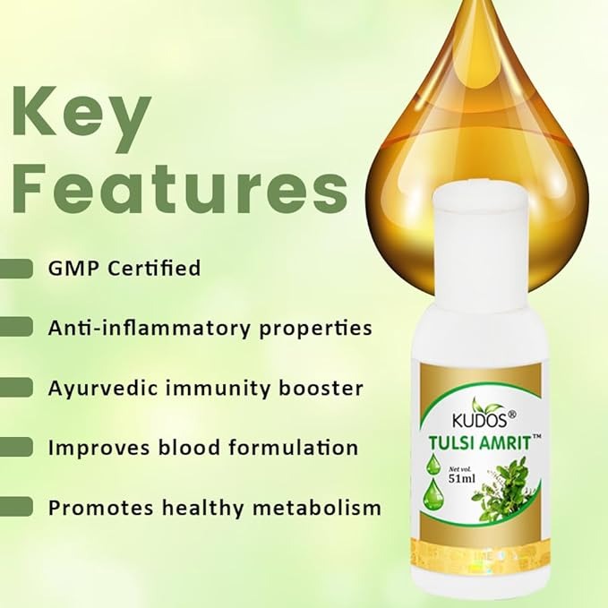 Kudos Ayurveda Tulsi Amrit - 51 ml
