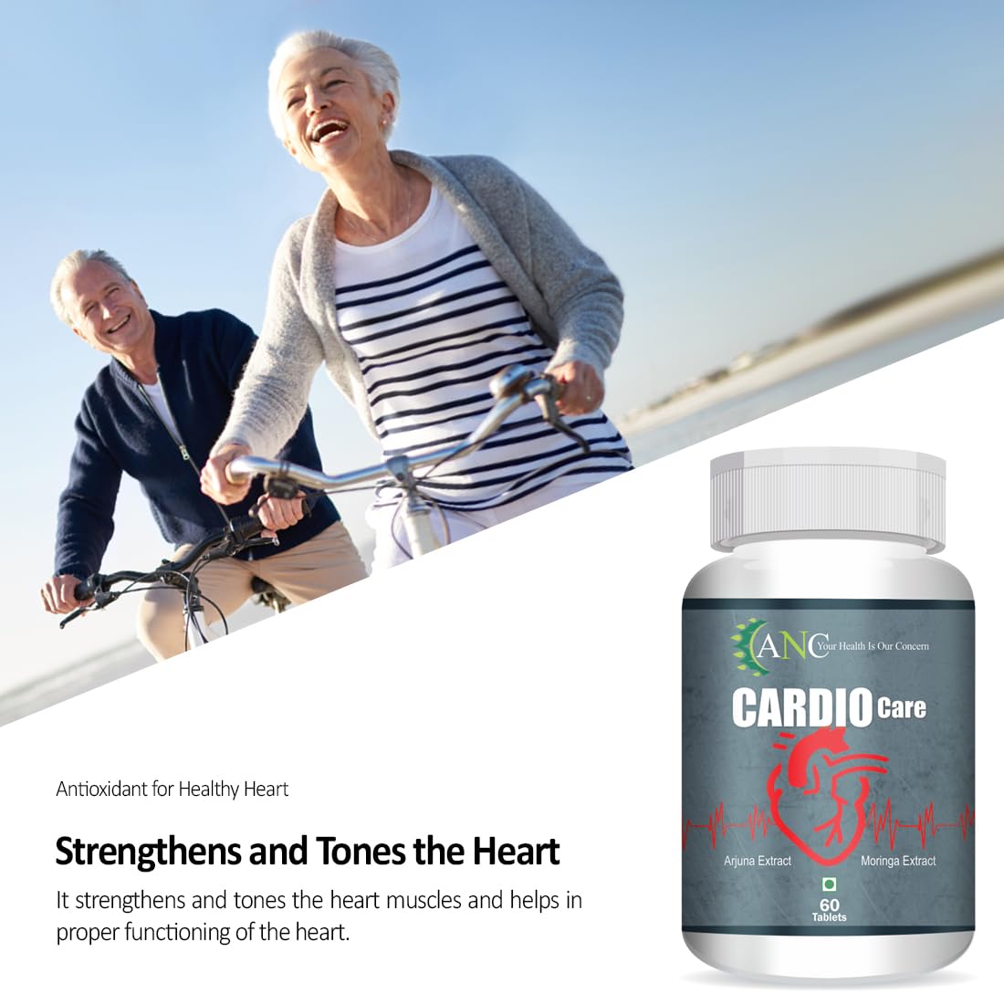 ANC Herbal Moringa and Arjuna Extract Capsules - 60 caps
