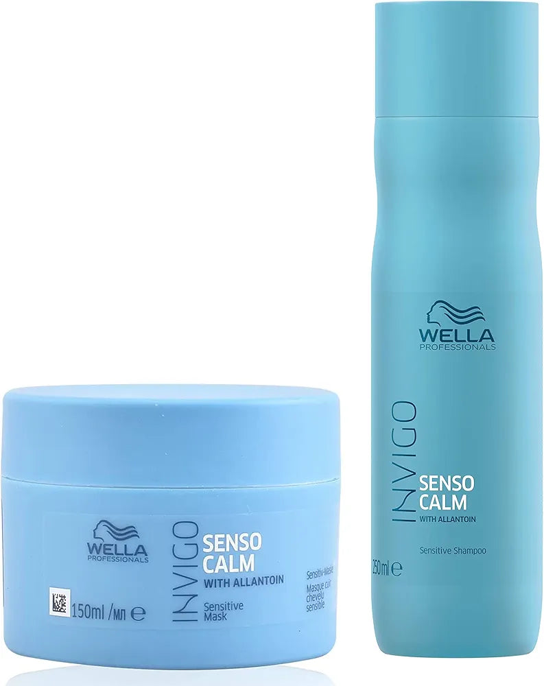 Wella Professionals Invigo Balance Senso Calm Sensitive Unscented Shampoo And Hair Mask