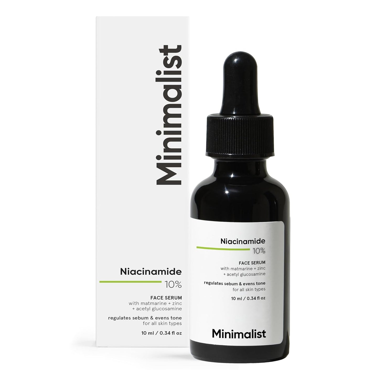 Minimalist Oil Control & Anti-Acne 10%  Niacinamide Face Serum with Zinc |-30ml