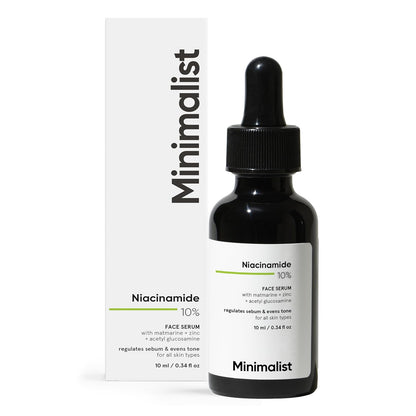 Minimalist Oil Control & Anti-Acne 10%  Niacinamide Face Serum with Zinc |-30ml