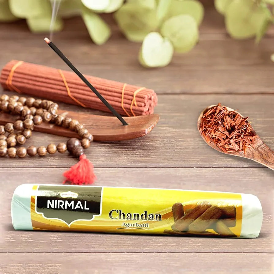 Shubhkart Nirmal Chandan Agarbatti Muttha Pack Long Lasting Incense Sticks Sandalwood Fragrance 250gms