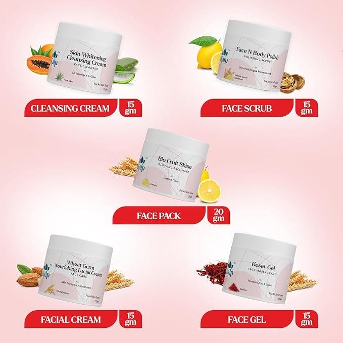 Kulsum's Kaya Kalp Herbals Bridal Facial Kit For Radiance & Flawless Skin - 80 gms