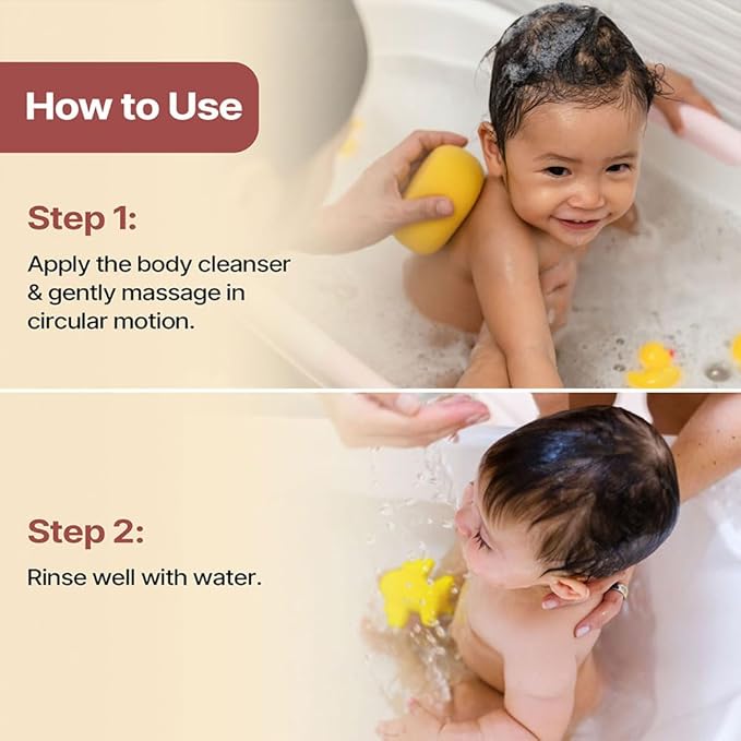 Herby Angel Ultra Gentle Body Cleanser for Babies and Kids - 200 ml