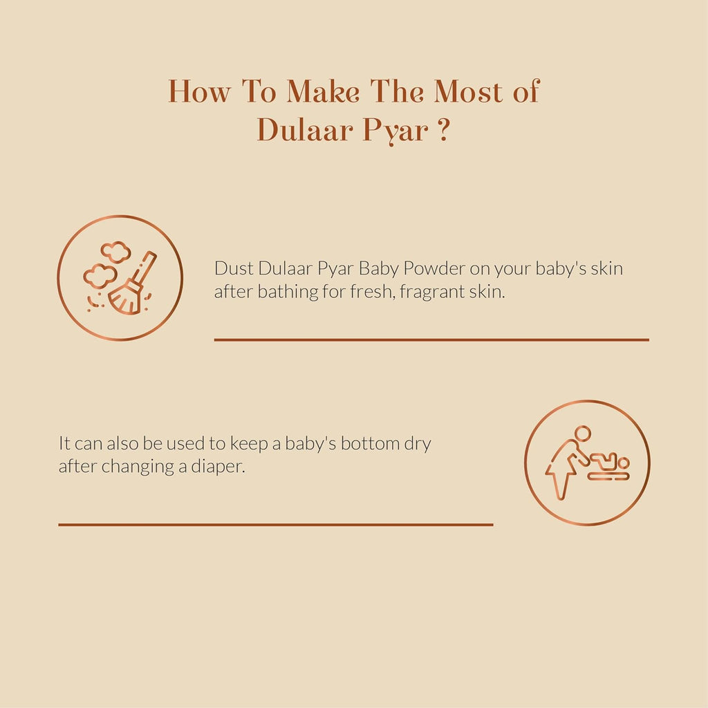 Baby Forest Dulaar Pyar Talc-Free Baby Powder | with Chamomile, Jojoba & Marigold Oils + Corn Starch | for Soft, Rash-Free Skin | Natural, Derma Safe, Cruelty-Free Baby Powder | 200g