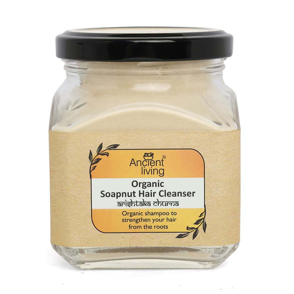 Ancient Living Soapnut Hair Cleanser Organic Shampoo - 100 gms (Pack of 2)