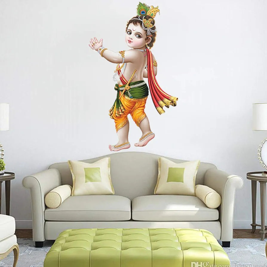 Rangoli White Glossy Vinyl Wall Sticker Premium Self-Adhesive Waterproof Parent-6 Design-25