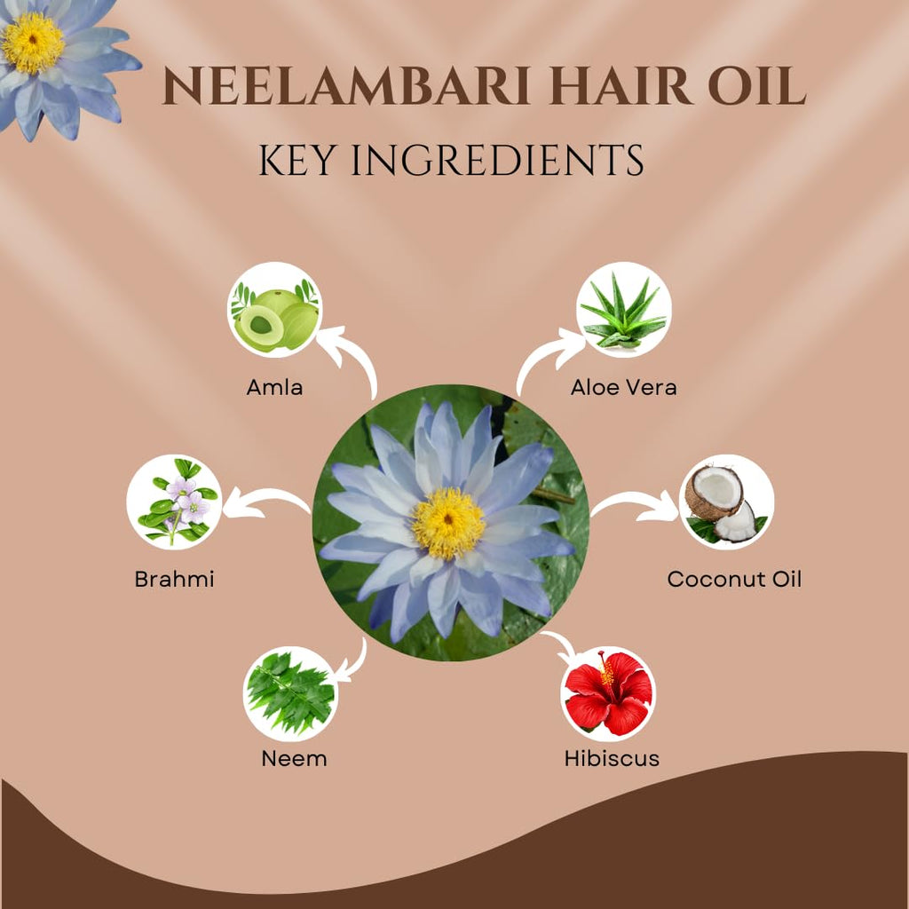 Smartdrops Adimanav Neelambari Adimanav Herbal Hair Oil For Hair Growth | Neelambari Adimanav Hair Oil | For Women and Men,100 ml