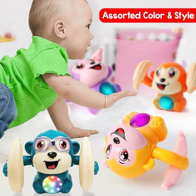 Wembley Crawling Dancing Monkey Musical Toy Multicolor