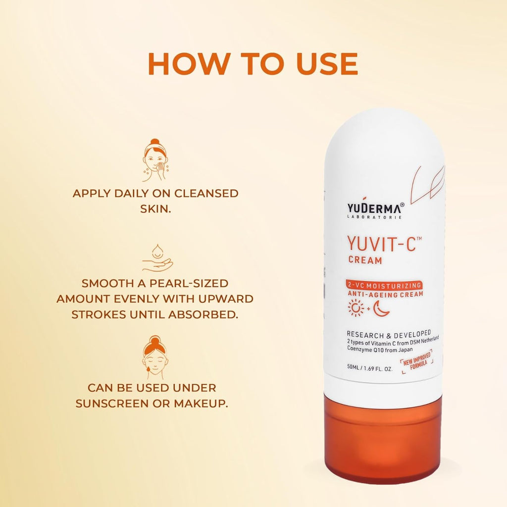 YUDERMA Yuvit C Moisturizing Anti-Ageing Cream, 40 Ml