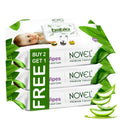 Novel Baby Wet Wipes 80 Wipes x Pack of 3 (240 Wipes) | Aloe Vera, Chamomile, Vitamin E Enriched | pH Balanced, Alcohol, Hypoallergenic & Paraben-Free | Soft Gentle Baby Wipes with Lid