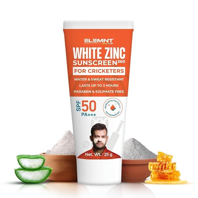 Elemnt White Zinc Sunscreen 360 Formulated For Heavy Sun Exposure - 25 gms