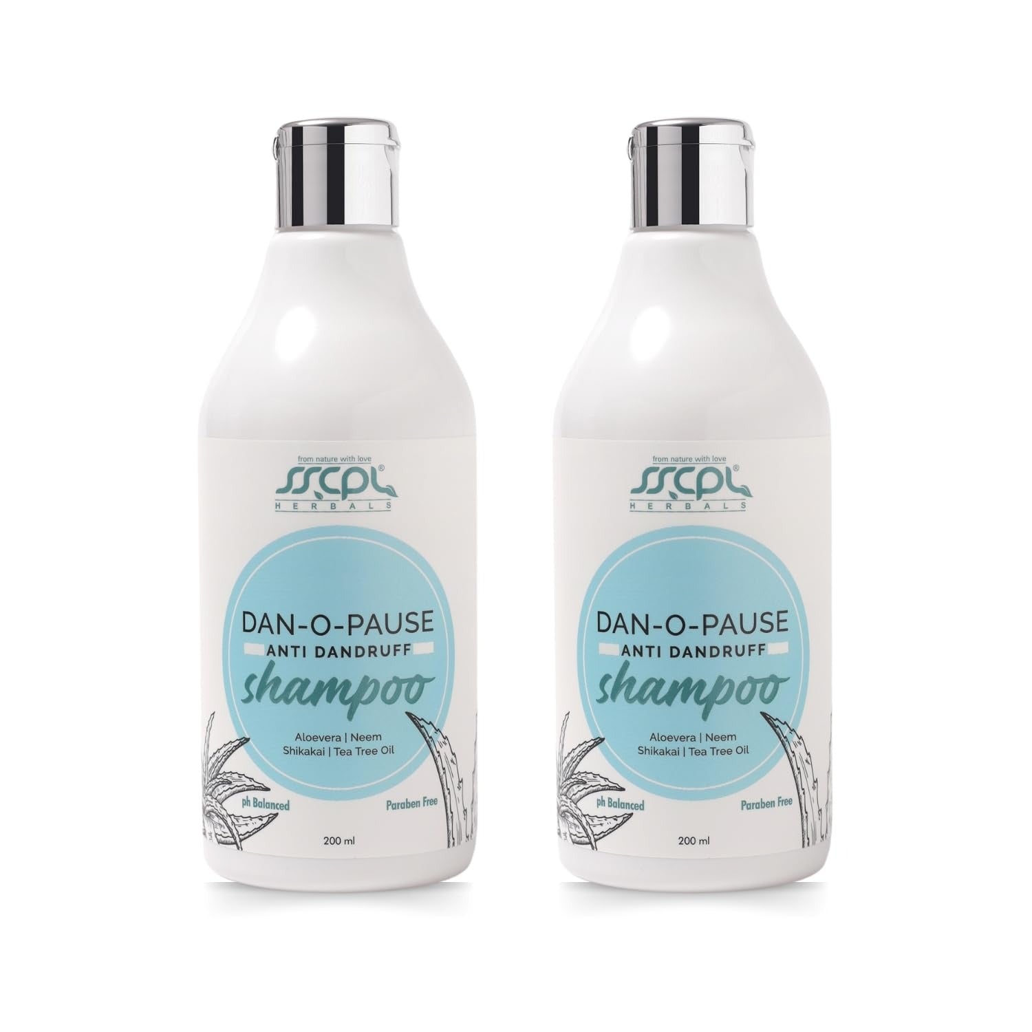 Sscpl Herbals Dan O Pause Anti Dandruff Shampoo - 200 ml (Pack of 2)