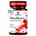GetHealthyÂ® BloodRenewâ„¢ Iron Supplement with Vitamin C | 100 Iron Tablets for Men & Women | High Absorption Formula for Hemoglobin Support & Energy | 100 Day Supply