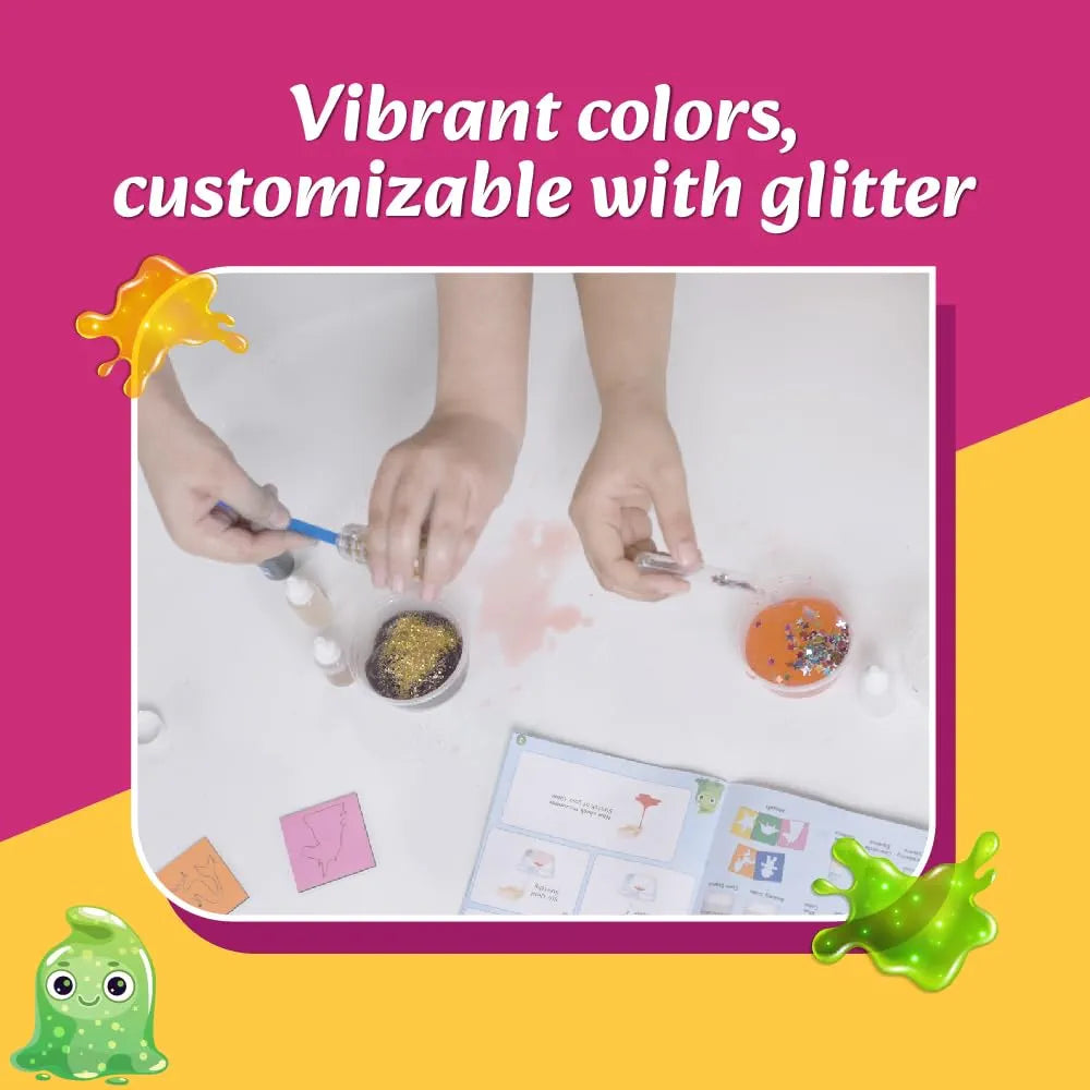 PW Science Kit 2-in-1 Gift Set Junior Science Kit & Slime Kit for 4 to 15 Years Old Growing Kids Educational Learning Toys