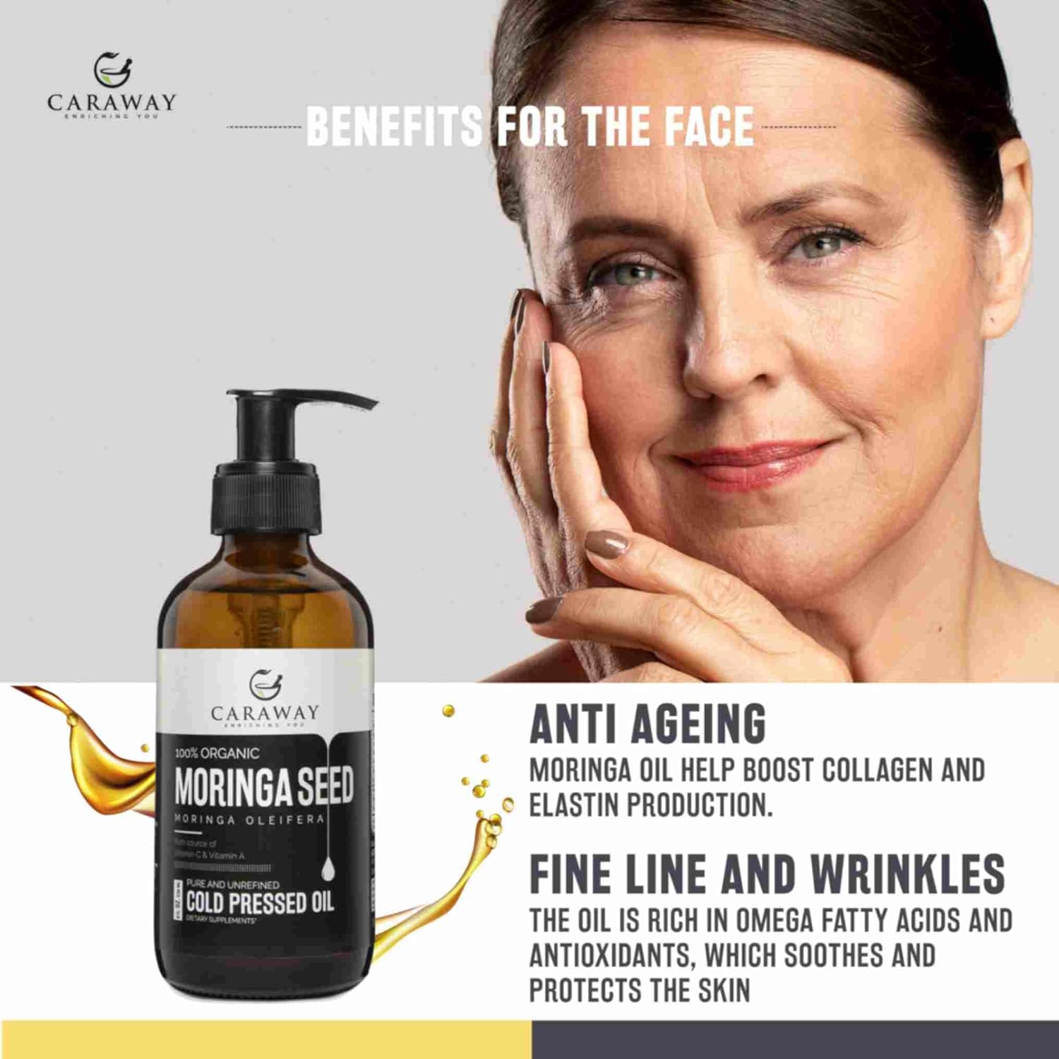 CARAWAY Organic Moringa Seed Oil