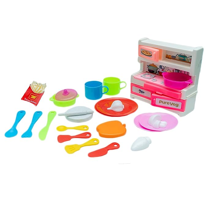 Ratna's Kitchen Set for Kids | a Perfect Roleplay Pretend Play Kitchen Play Set for Kids | Masterchef Kitchen Set