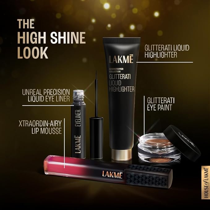 Lakme Absolute Shine Liquid Eye Liner Black - 4.5 ml