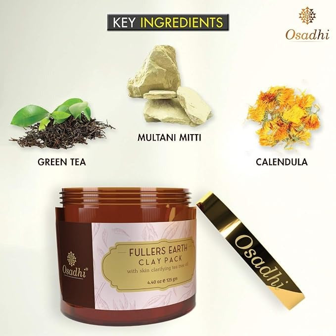 Osadhi Vegan Face Pack Mask for Glowing Skin - 125 gms