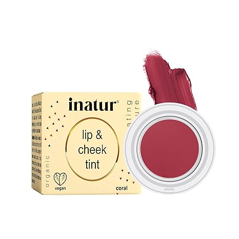 Inatur Coral Lip & Cheek Tint - 4 gms