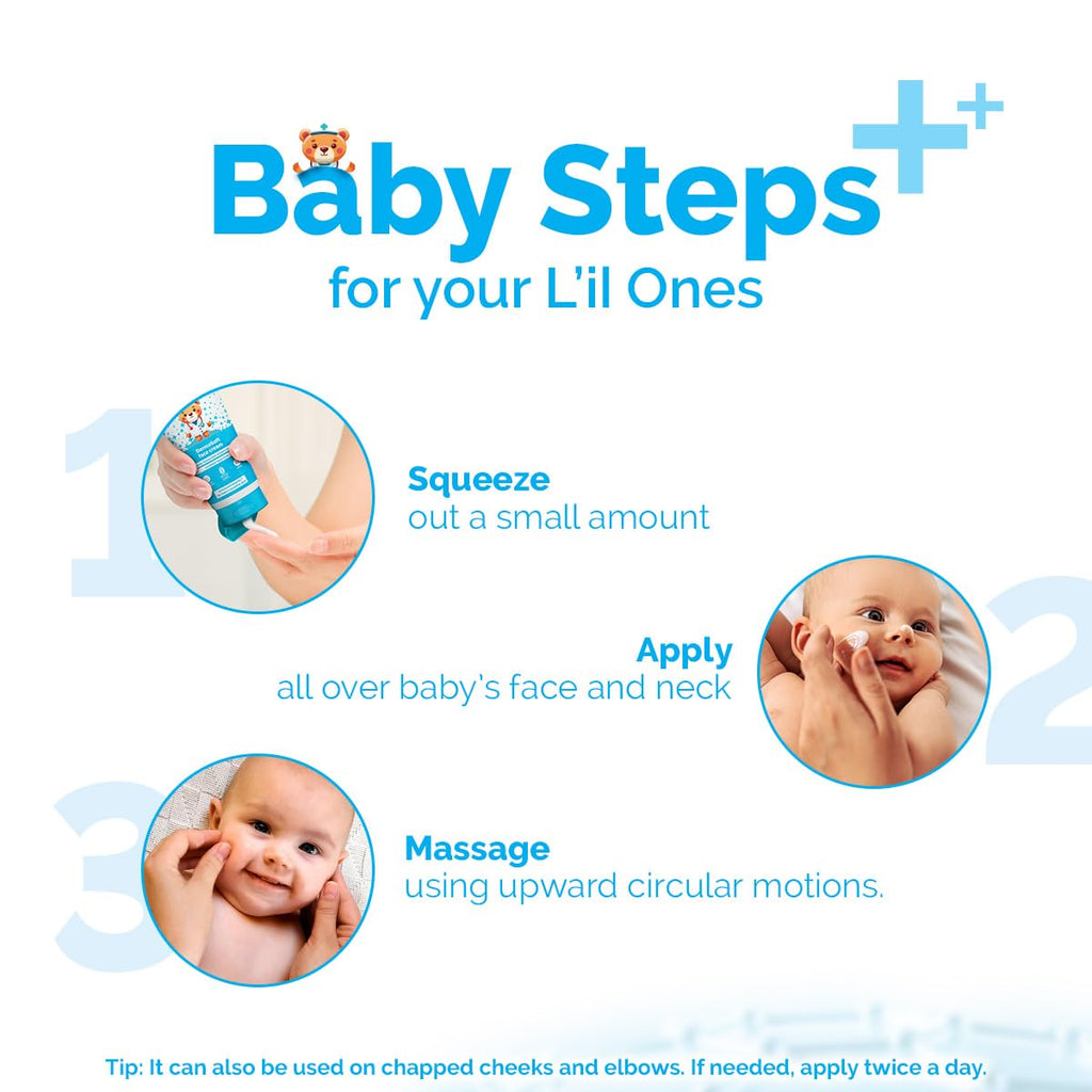 Mamaearth Baby DermaSoft Face Cream with SensiCareComplex™ for Baby's Sensitive Skin - 80gms | Co-created with Dermatologists for Newborns | Enriched with SensiCareComplexTM for Baby's Sensitive Skin | Safe and Non-irritant formula*