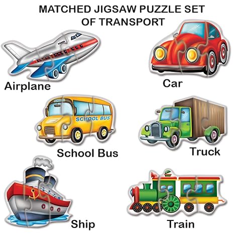 Toykraftt Toddler 3 Piece Puzzles For Boys And Girls Age Of 2 To 3 Years Old Educational Jigsaw