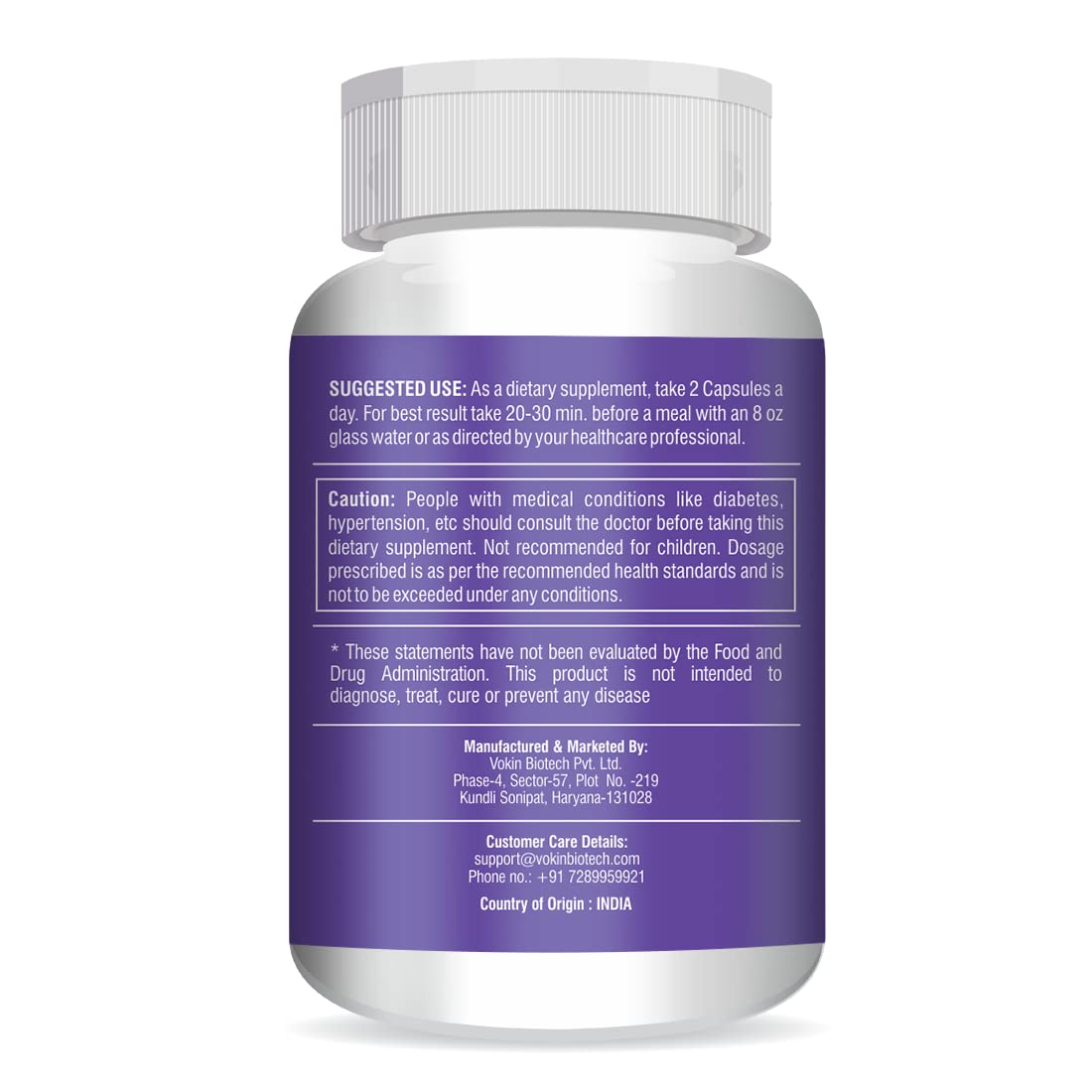 Vokin Biotech Slimo Advanced Weight Loss Formula - 60 Capsules