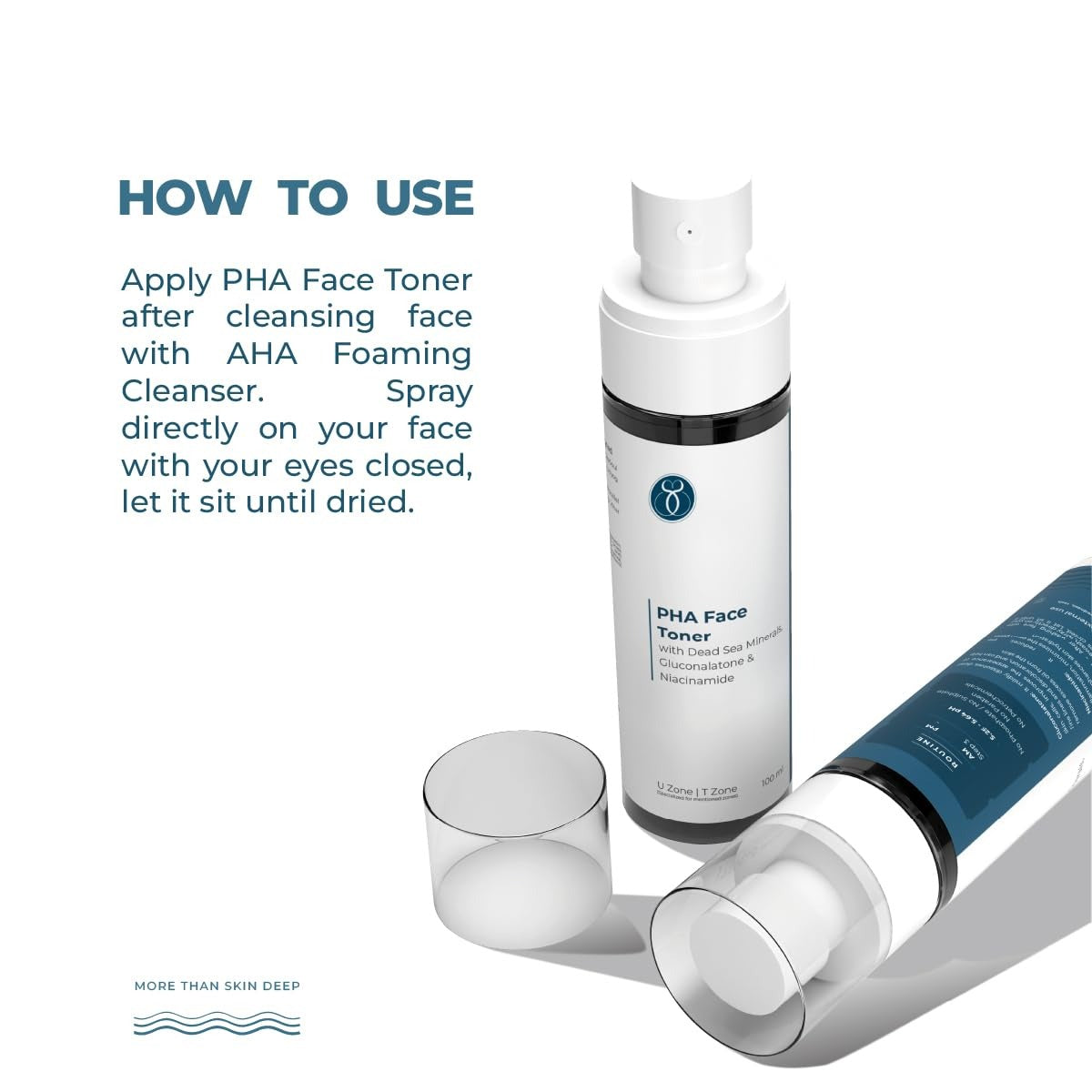 SEASOUL PHA Face Toner With Dead Sea Minerals Gluconolactone & Niacinamide - 100 ml