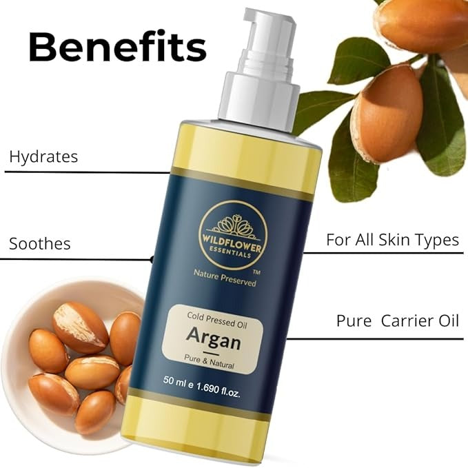 Wildflower Essentials Argan Oil Cold Pressed - 50 ml