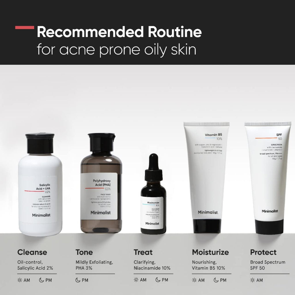 Minimalist Anti-Acne Salicylic Acid 2% Face Wash For Oily & Acne Prone Skin | With LHA for Pore Cleansing, Oil Control & Sebum Regulation | Sulfate-Free Formula with Zinc for Gentle Exfoliation | Cleanser for Women & Men | 100 ml