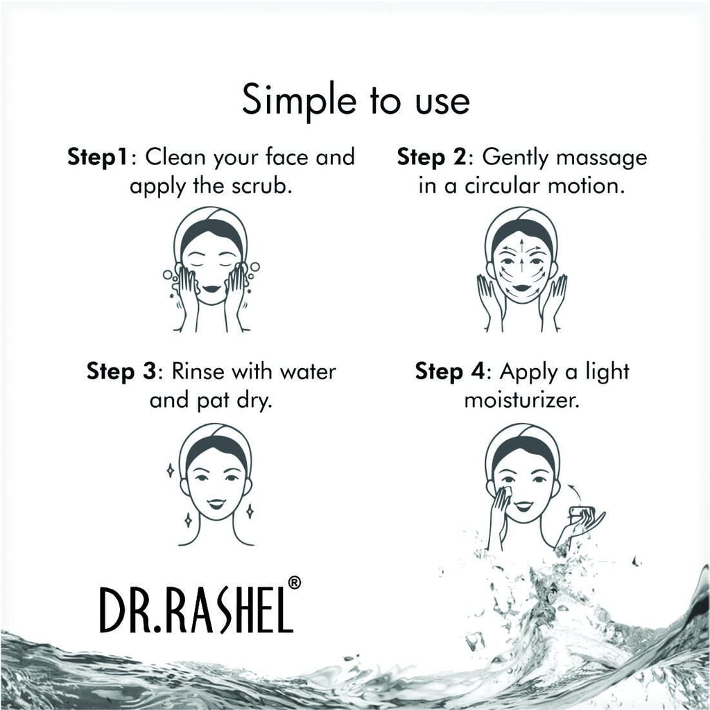 Dr.Rashel Scrub For Face & Body Papaya Scrub - 380 ml