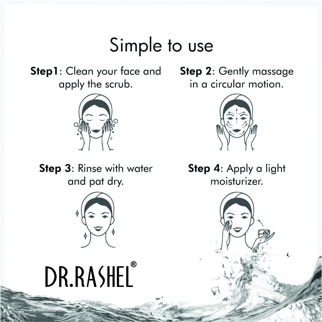 Dr.Rashel Scrub For Face & Body Papaya Scrub - 380 ml