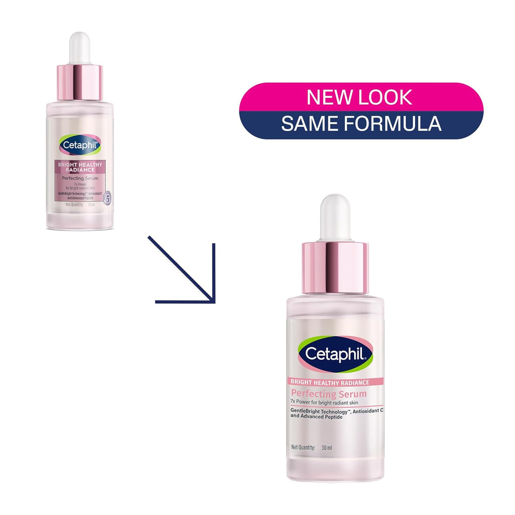 CETAPHIL Bright Healthy Radiance Brightening |Glow Serum | 30ml | GentleBright Technologyâ„¢ with Antioxidant C and Advanced Peptide | Removes Dark Spots & Dullness