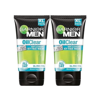 Garnier Men Oil Level Face Wash Pack of 2 - 150 gms
