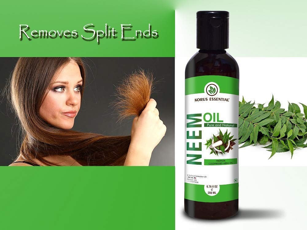Korus Essential Pure Natural Cold Pressed Neem Oil - 200 ml