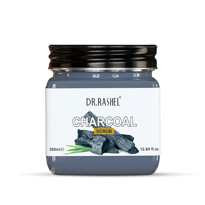 Dr.Rashel Charcoal Scrub For Face & Body - 380 ml