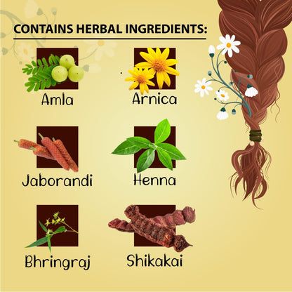 Sunny Herbs Hair Colour Black - 20 gms (Pack of 12)