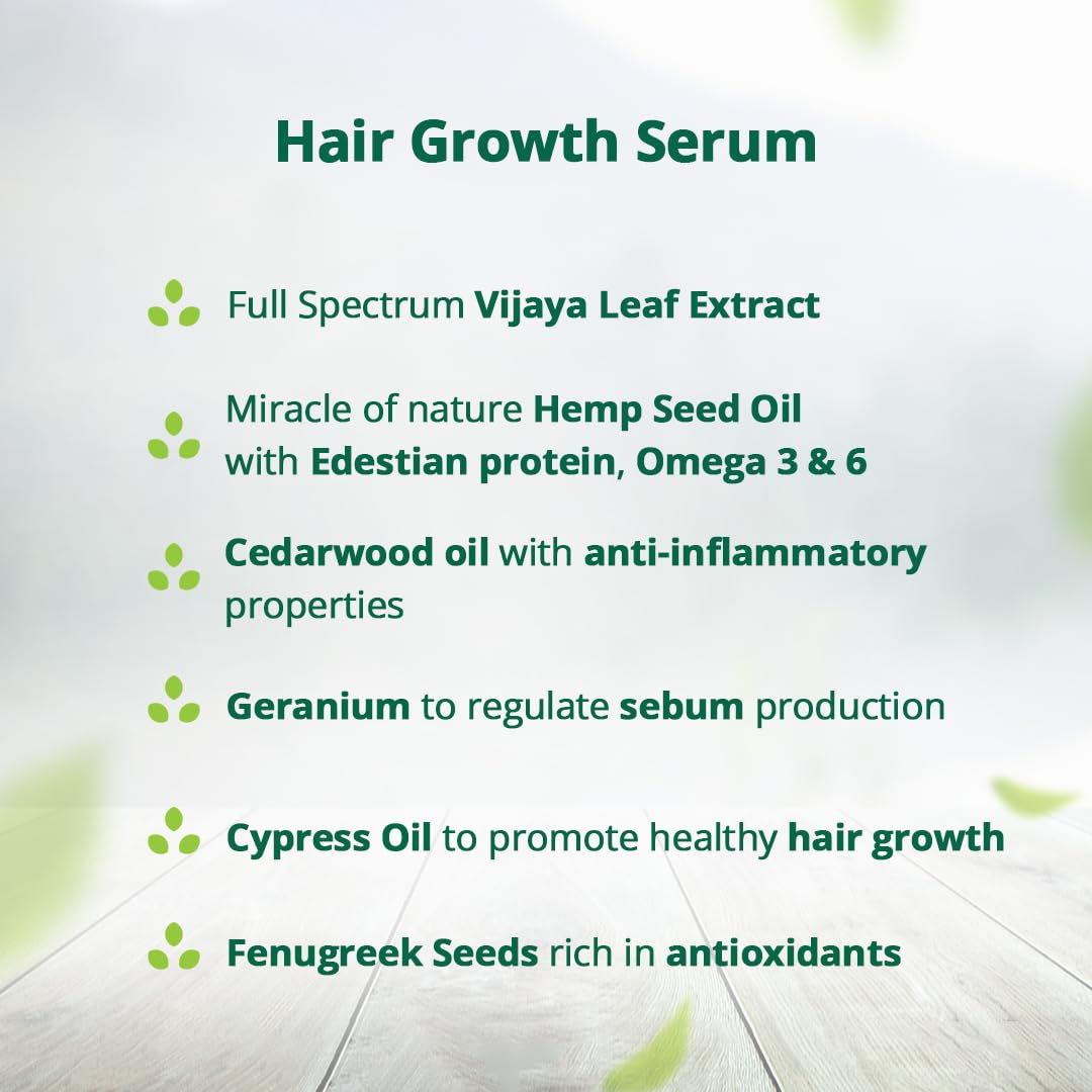Hampa Hemp Growth Serum and Lush Hair Combo