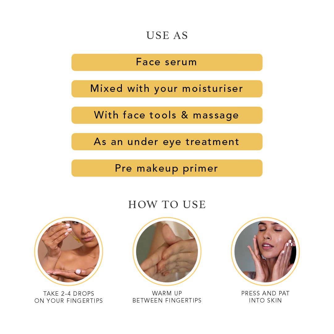 RAS LUXURY OILS Luminous Skin Clearing Face Elixir Nourishing Serum