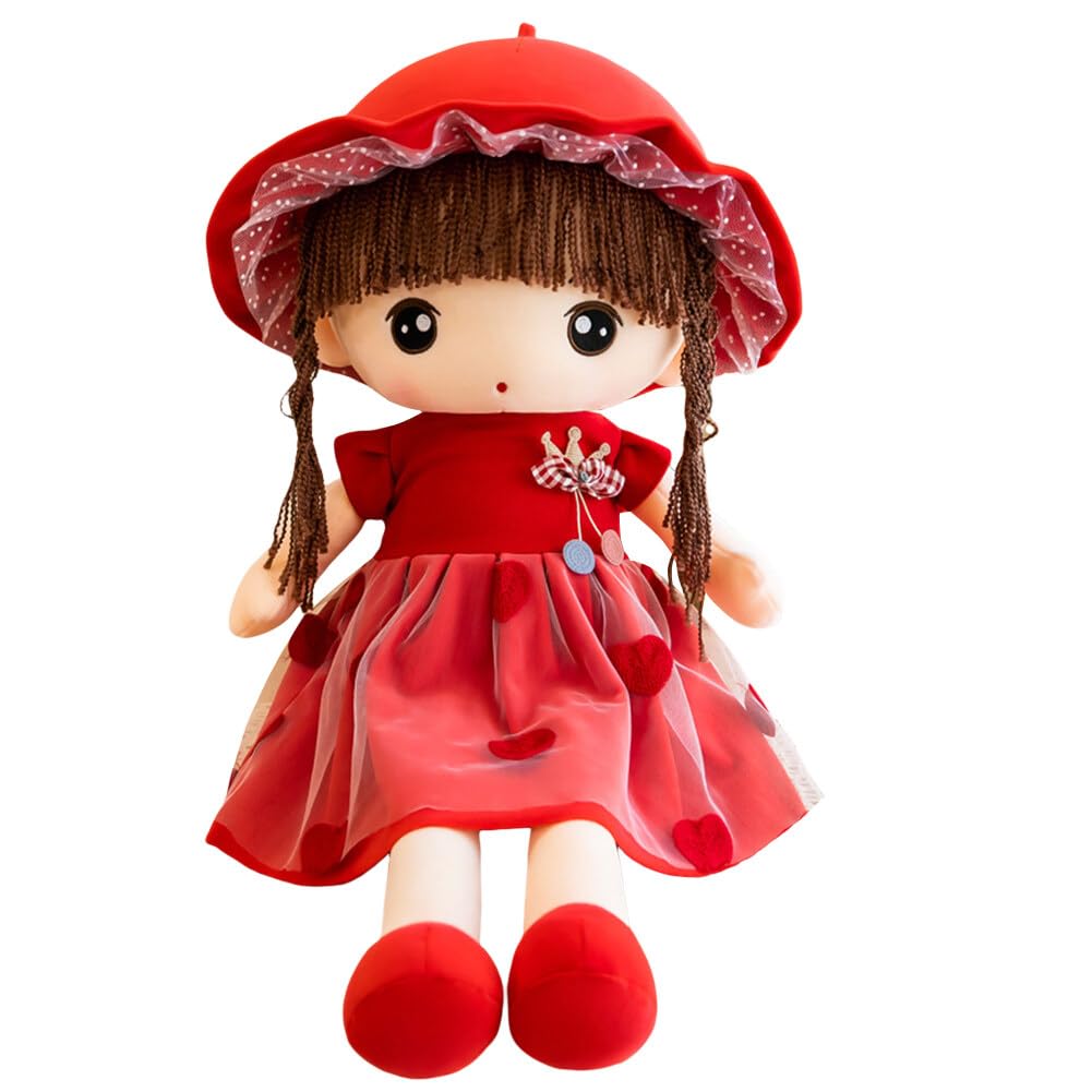 Tickles Princess Doll with Hat Soft Stuffed Plush Toy for Kids 45 cm