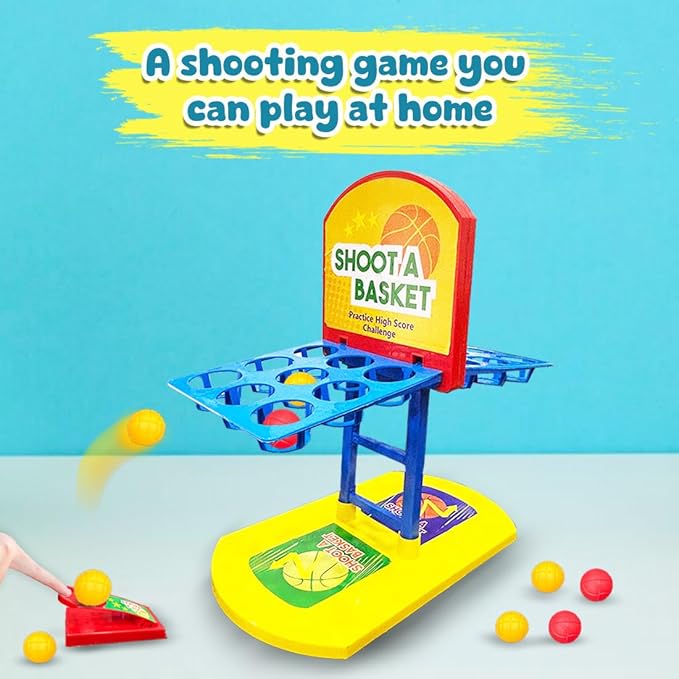 Wembley Shoot-A-Basketball Board Game for Boys & Girls Tabletop Action