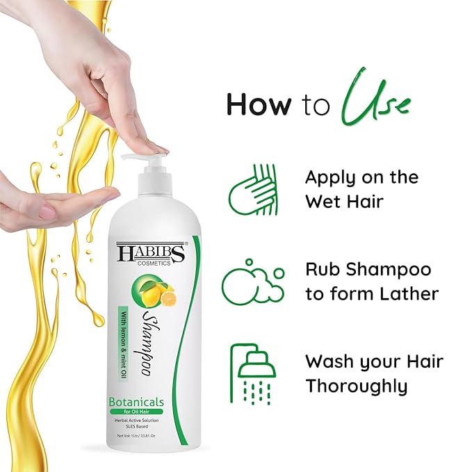 Habibs Cosmetics Professional Oil Control Shampoo