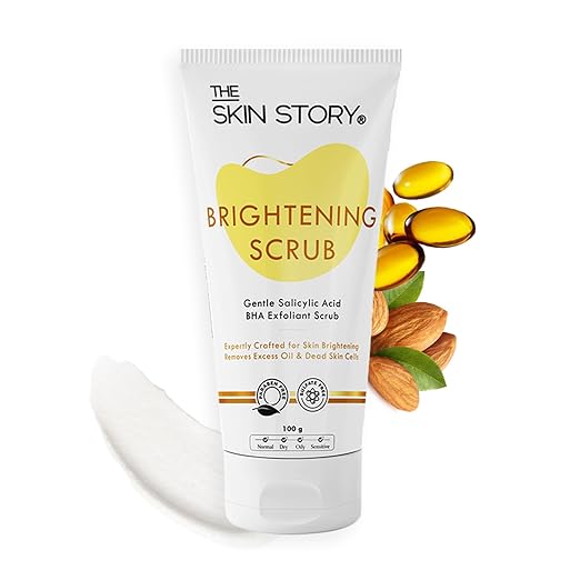 The Skin Story Brightening Face Scrub Gentle Exfoliation - 100 gms